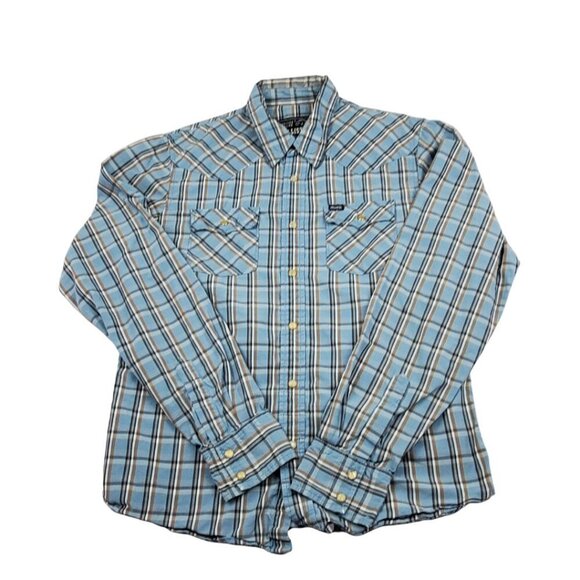 Hollister Western Medium Shirt Pearl Buttons - Picture 1 of 5